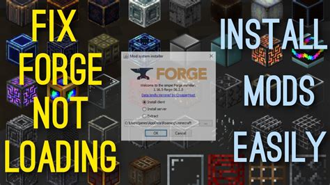 Minecraft Forge Not Installing Successfully